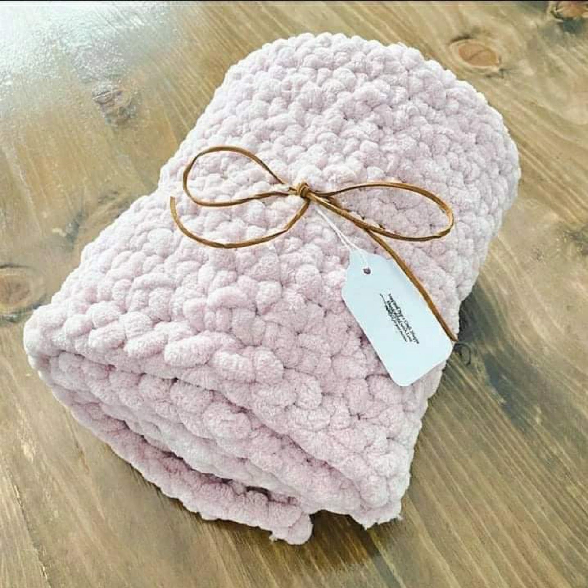 Plush Baby Blanket Rose 30x20 Valley Creations
