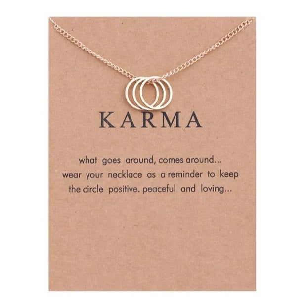 Karma necklace online