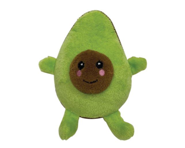 Dog avocado toy top